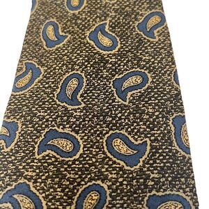Hathaway Men’s Tie - 100% Silk - green/blue
